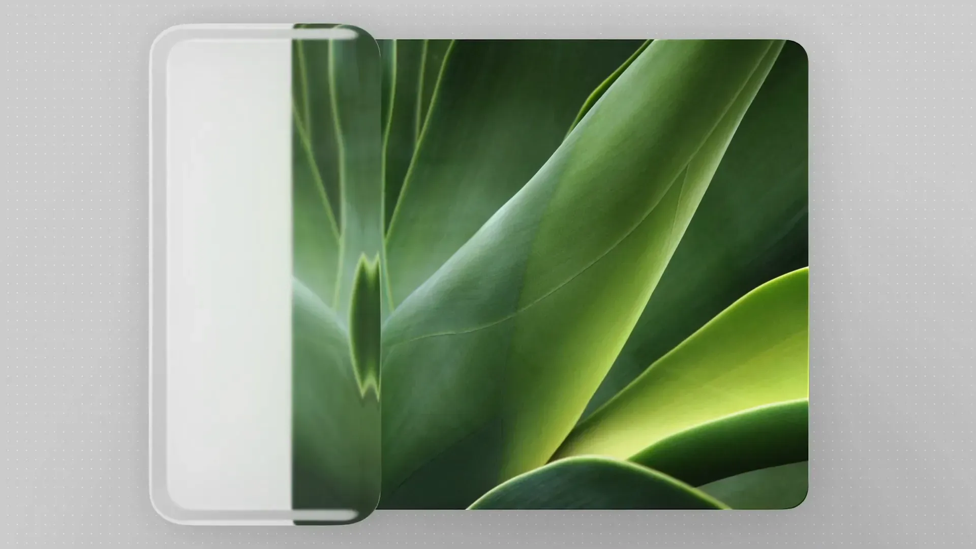 Sidebar with background extension effect and immersive layout