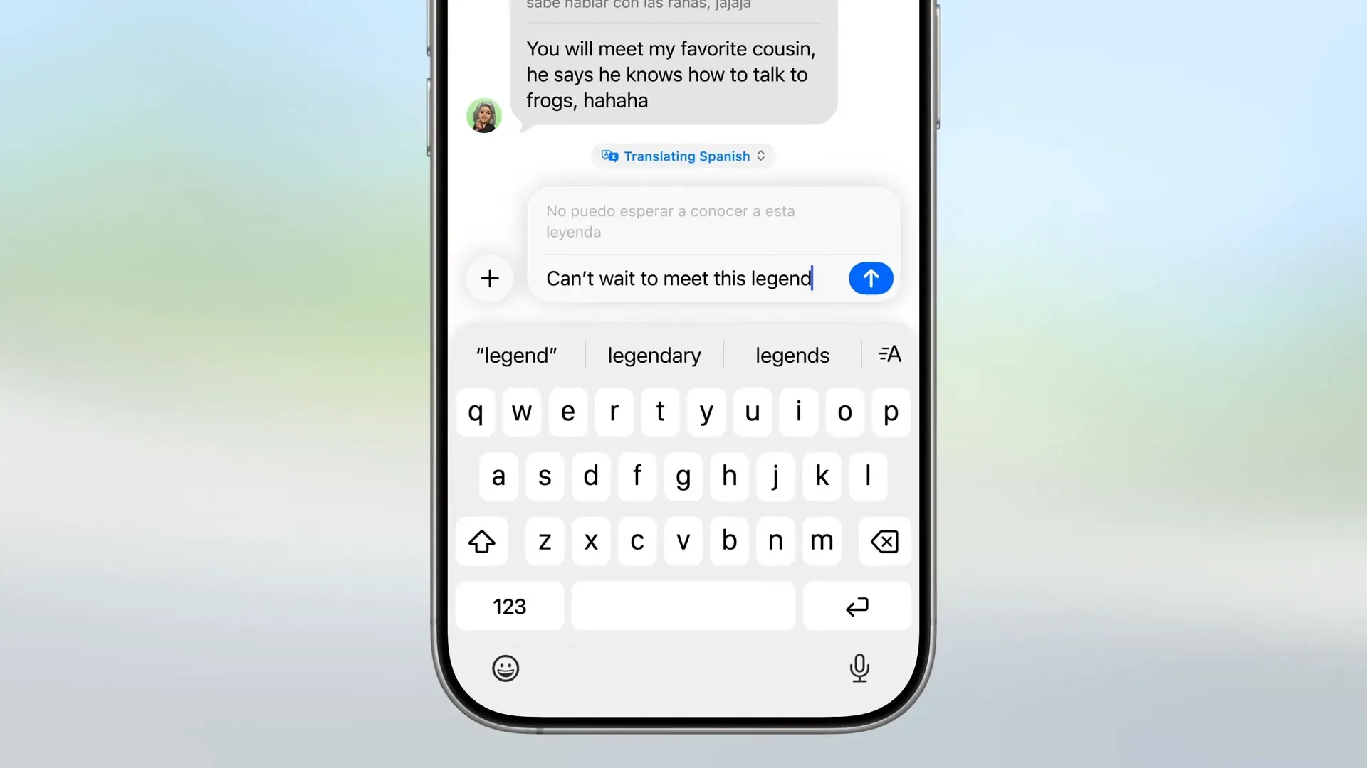 Live Translation in Messages and Phone